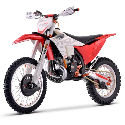 Motocicleta Cross Enduro Asix XR99 2T, 250cc, roti 21 18 , pornire electric, racire apa, culoare alb rosu