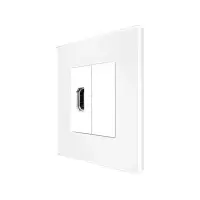 Priza HDMI cu Rama din Sticla LUXION