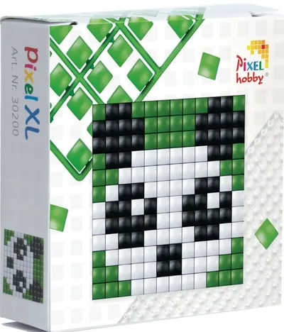 Kit creativ cu pixeli Pixelhobby - XL, Panda