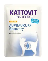 KATTOVIT Feline Diet Recovery Chicken hrana umeda dietetica pentru pisici in convalescenta, cu pui 85 g