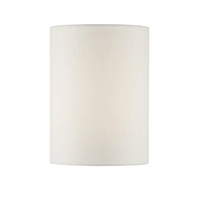 Abajur Tuscan Ivory Cotton Cylinder Shade 13cm