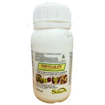 Tebustar EW 50 ml, fungicid sistemic, Nufarm, grau, orz (fainare, septorioza, ruginam patarea bruna), pomi fructiferi (fainare, monilioza), tomate (alternarioza), vita de vie (fainare) - Default Title