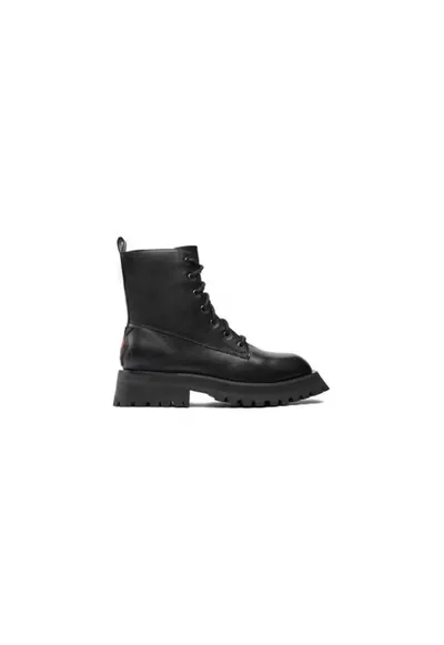 Ghete dama 304276835 - Piele naturala - Negru - Negru
