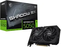 Placă video MSI - GeForce RTX 5050 Shadow 2X OC, 8GB, GDDR6