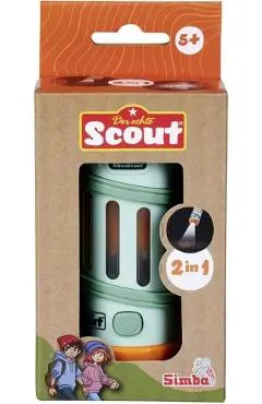 Lanternă 2 în 1 pentru copii. Simba Scout