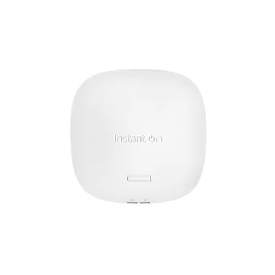 Access Point HPE Aruba Networking Instant On AP25 R9B33A, Wi-Fi 6, 4x4 MU-MIMO, 2.5 GbE, 5.3 Gbps, Bluetooth BLE, Smart Mesh, 160MHz, cu adaptor