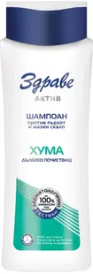 Zdrave Active Șampon de curățare cu humus, 390 ml