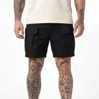 Pantaloni Tactici Scurti Helikon-Tex Cargo EDC - NEGRU / M