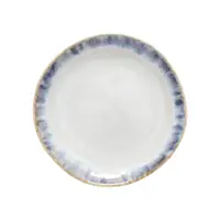 Farfurie albă/albastră pentru desert din gresie ø 15 cm Brisa – Costa Nova