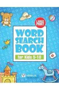 Word Search Book for Kids 5-10: Large Print Activity Book with Word Search Puzzles for Children and Beginners -