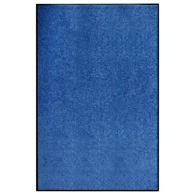 vidaXL Covoraș de ușă lavabil, albastru, 120 x 180 cm