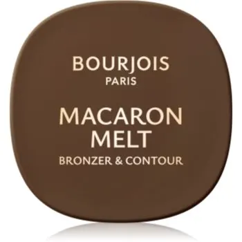 Bourjois Macaron Melt Bronzer & Contour bronzer și pudră pentru contur 2 in 1