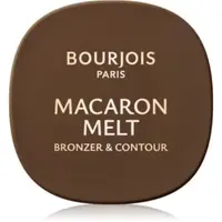 Bourjois Macaron Melt Bronzer & Contour bronzer și pudră pentru contur 2 in 1