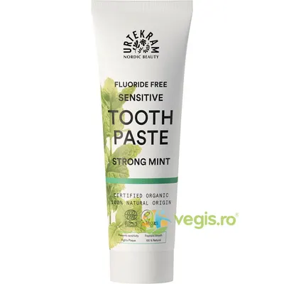 Pasta de Dinti Sensitiv cu Menta fara Fluor Bio 75ml