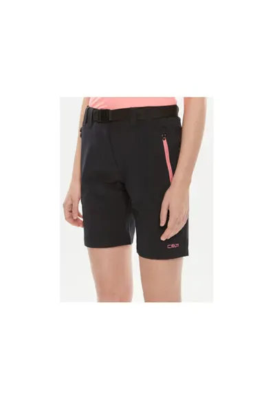 Pantaloni scurti dama - 303443054 - Poliester - Negru