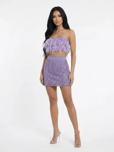 Compleu elegant cu fusta si corset