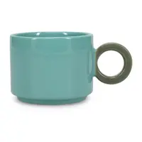 Cană albastră din gresie ceramică 280 ml Lou – ONA