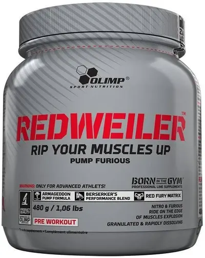 Redweiler, portocală, 480 g, Olimp