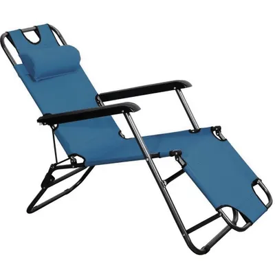Scaun pliabil Maxima - 3 în 1, 178 cm, albastru deschis