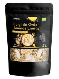 Fulgi de ovaz Ananas Energy Ecologici, 250g, Niavis
