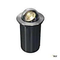 DASAR BULLSEYE QRB111, round, stainless steel, G53, max. 50W