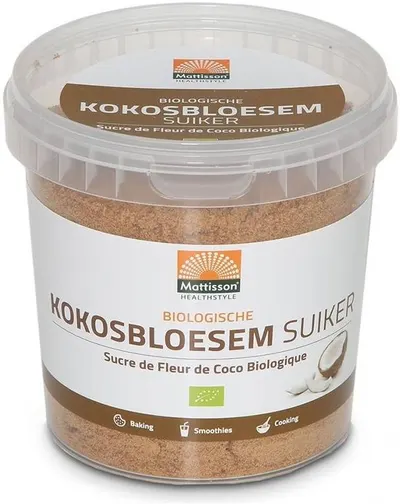 Organic Coconut Blossom Sugar, 450 g, Mattisson Healthstyle