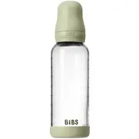 BIBS Baby Glass Bottle Silicone biberon anticolici cu suzetă din silicon