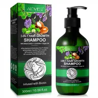 Sampon 3 in 1 cu Ulei de Ricin, Lavanda, Argan pentru Cresterea Parului, 300 ml