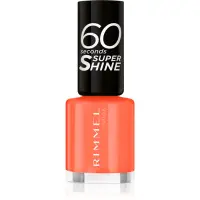 Rimmel 60 Seconds Super Shine lac de unghii culoare 404 Ora-ngy Vibe 8 ml