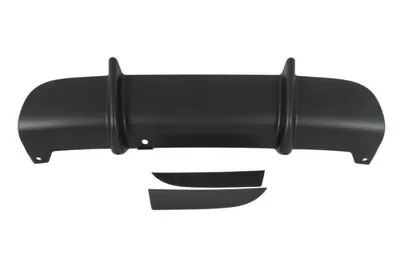 Grila bara Spate Inferior, pachet M, negru-mat potrivit BMW 3 E90, 3 E92, 3 E93 03.06-12.13 03.06-03.10