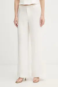 Bardot pantaloni pentru femei, din in