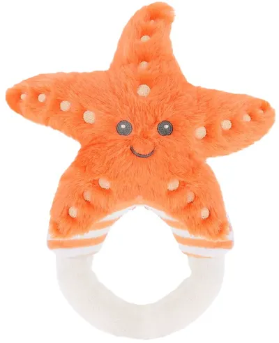 Zornăitoare pentru bebeluși Keel Toys Keeleco - Steauă de mare, 14 cm