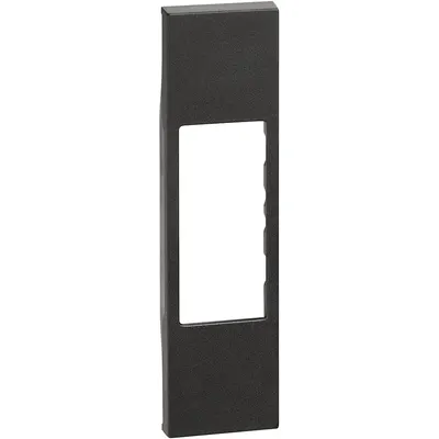 Capac pentru conectori RJ si A/V si lampa de siguranta Bticino Living Now KG07, negru