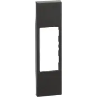 Capac pentru conectori RJ si A/V si lampa de siguranta Bticino Living Now KG07, negru