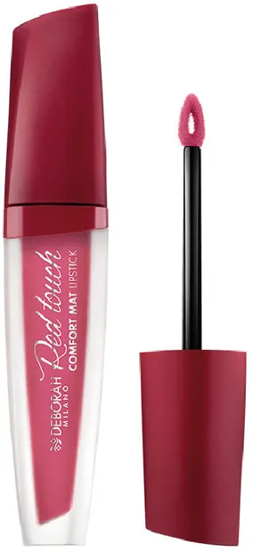 Deborah Milano Ruj lichid mat Red Touch, 04 Peony Rose, 5 ml