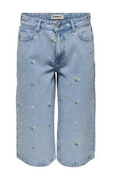 Pantaloni scurti din denim dama 15349519 - Bumbac - Albastru - Albastru