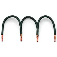 Wire commoning chain; insulated; 4 connections; 3 x 110 mm; black