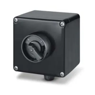 Doza aparentan122x120x90mm IP66 SELECTOR SWITCH 0/1 + 2NO LOCK THERMOSETTING