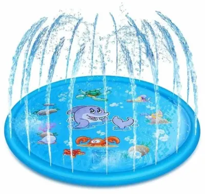 Covoras de joaca gonflabil cu fantana 170 cm