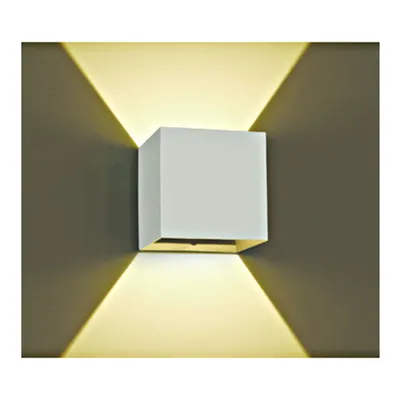 Dako II Up/Down LED 2x3W, 3000K, IP54 , 400lm, alb