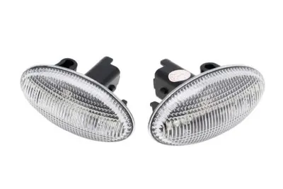 Semnalizator lampa lateral stanga dreapta transparent, LED, dinamic potrivit CITROEN C2, C3 I, C3 PLURIEL, C5 I, C5 II, XSARA, XSARA PICASSO, ZX; PEUGEOT 107, 108, 206, 307, PARTNER TEPEE 1.0-3.0 dupa