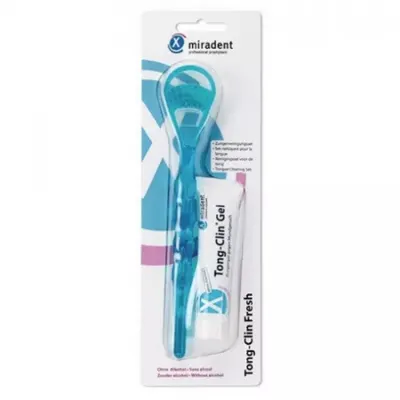 Periuta de curatare limba + gel, Miradent | 15 ml