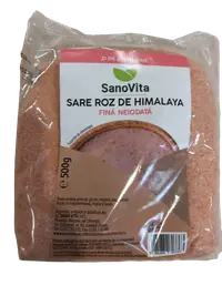 Sare roz de Himalaya fina, 500g, SanoVita
