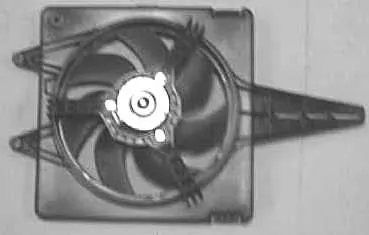 Ventilator radiator (cu carcasa) potrivit FIAT BRAVA, BRAVO I, MAREA, MULTIPLA 1.2-1.8 10.95-06.10