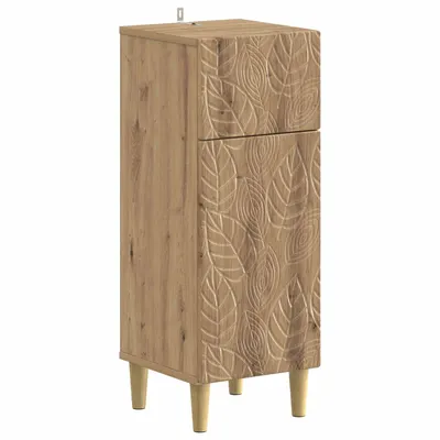 vidaXL Dulap de Depozitare pentru Baie DELFT Stejar Artizanal