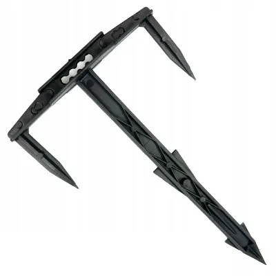 Cui fixare folie agrotextil straturi, lungime 17 cm, latime 10 cm, negru