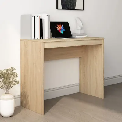 vidaXL Birou, stejar sonoma, 90x40x72 cm, lemn prelucrat