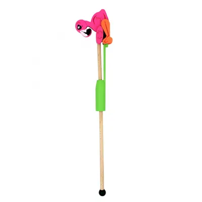 Jucărie din lemn Acrobat Animal Flamingo