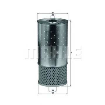 Filtru ulei MAHLE ORIGINAL OX 78D