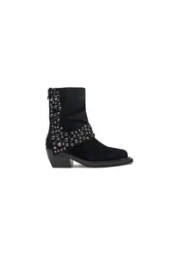 Ghete dama 304523762 - Piele naturala - 39 EU - Negru